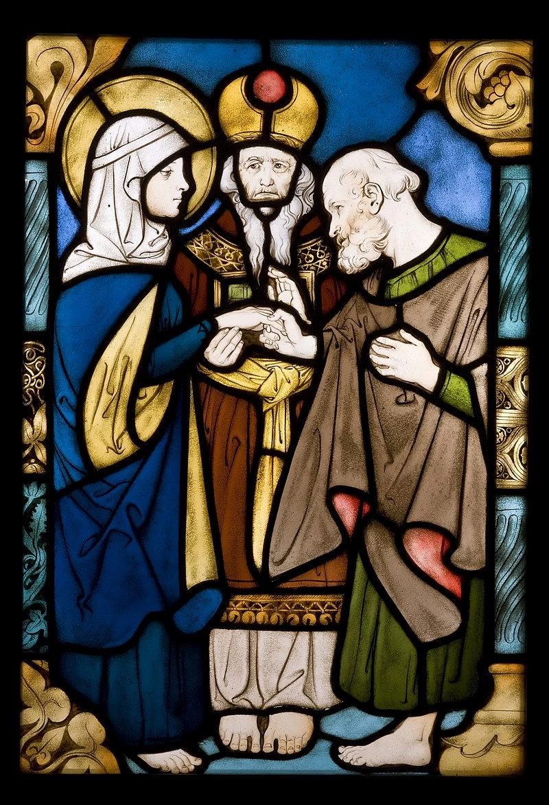 Scene della vita della Beata Vergine Maria. Il matrimonio di Maria